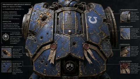 Dreadnought Sarcophagus Armor Detail