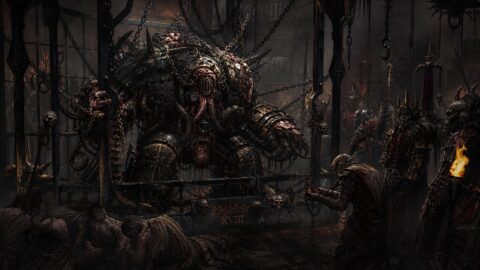 Chaos Helbrute Caged